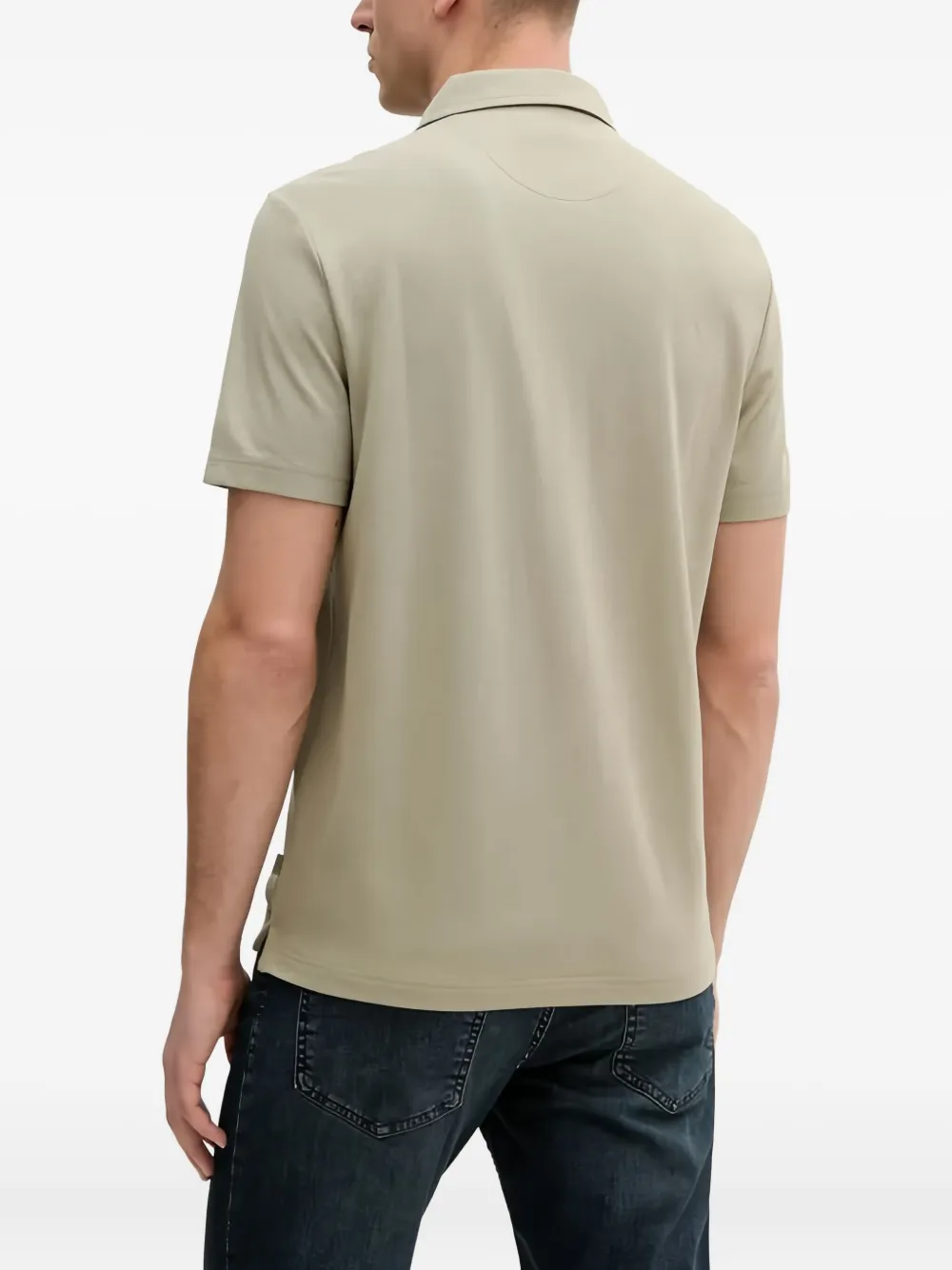Michael Kors half-zip polo shirt Beige