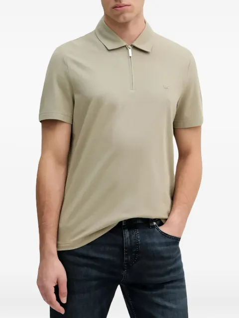 Michael Kors playera tipo polo con medio cierre