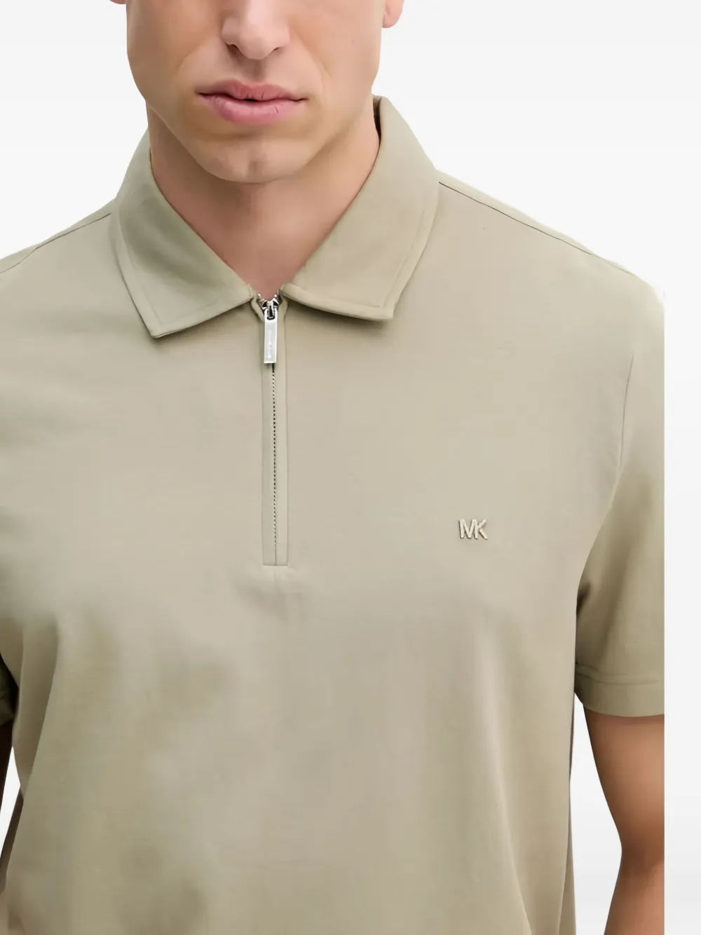 Michael Kors half-zip polo shirt Beige