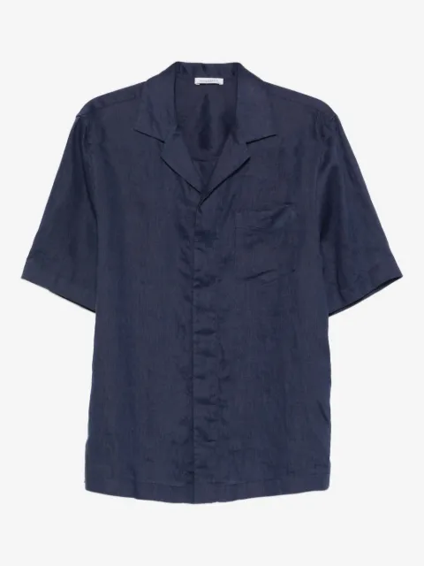 Paolo Pecora revere-collar linen shirt