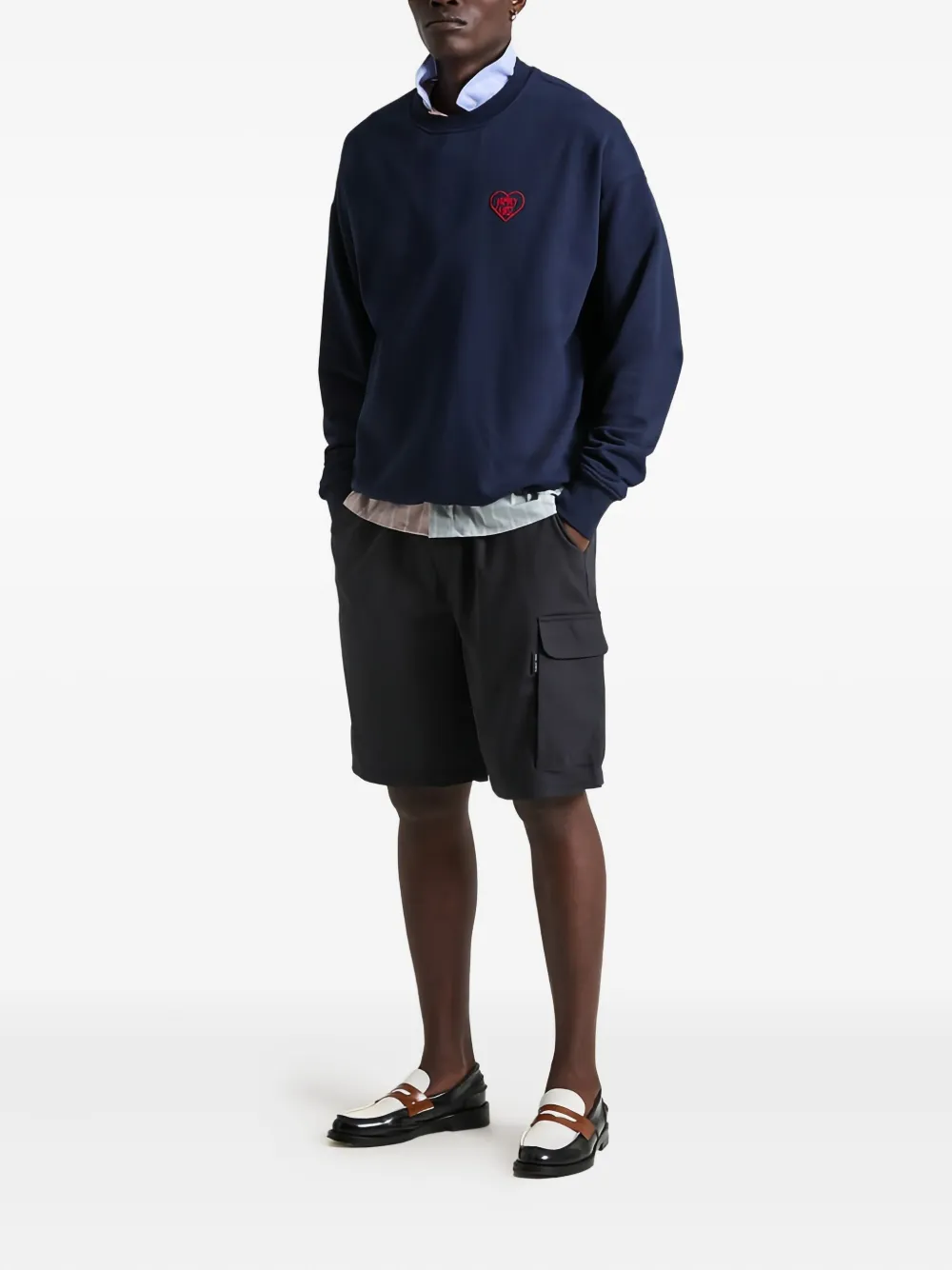 Family First Cargo shorts met elastische taille Beige