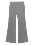 D.Exterior pressed-crease trousers - Grey
