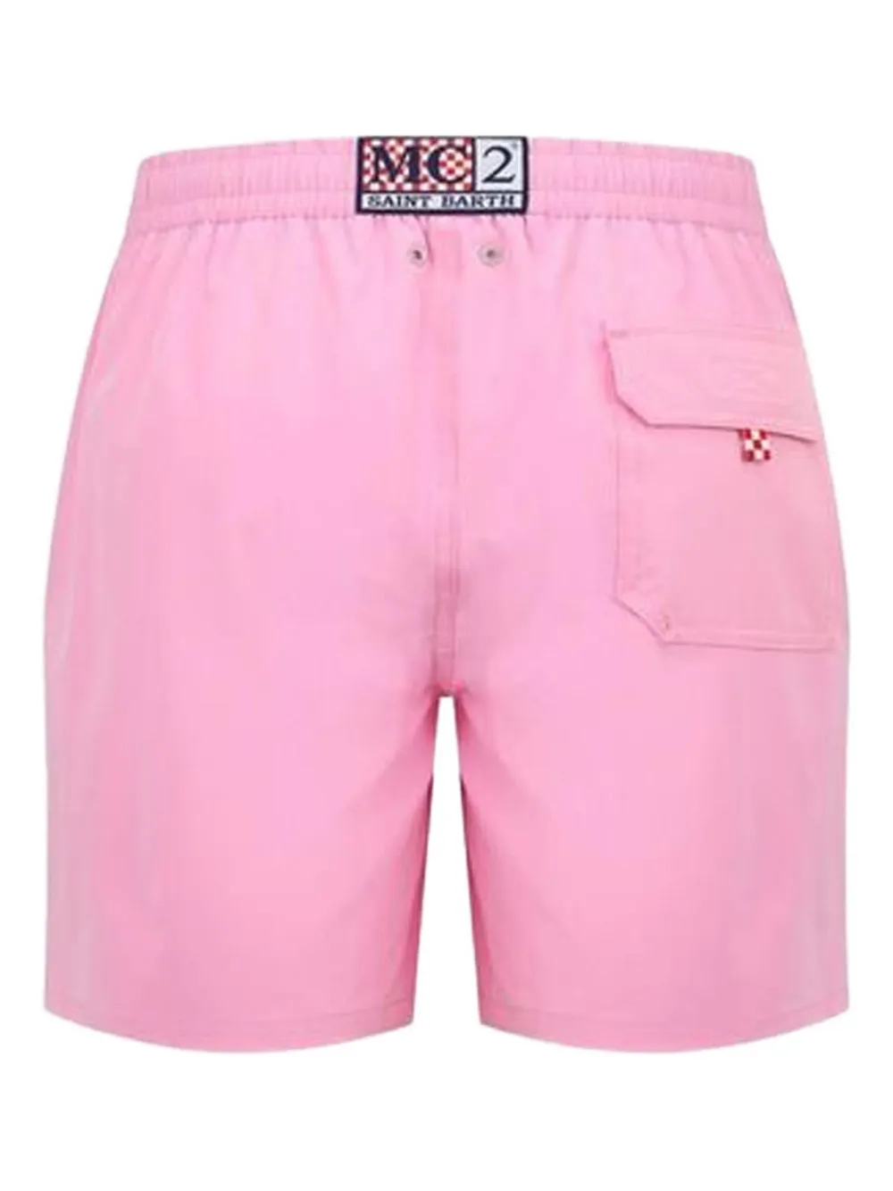 Mc2 Saint Barth Drawstring Swim Shorts In Pink