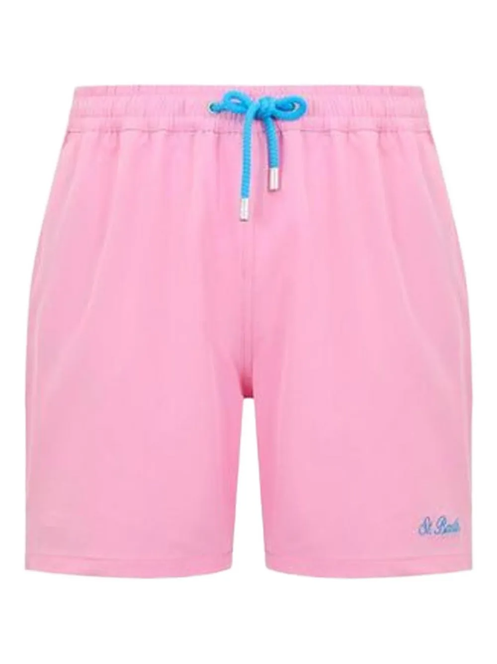 Mc2 Saint Barth Drawstring Swim Shorts In Pink