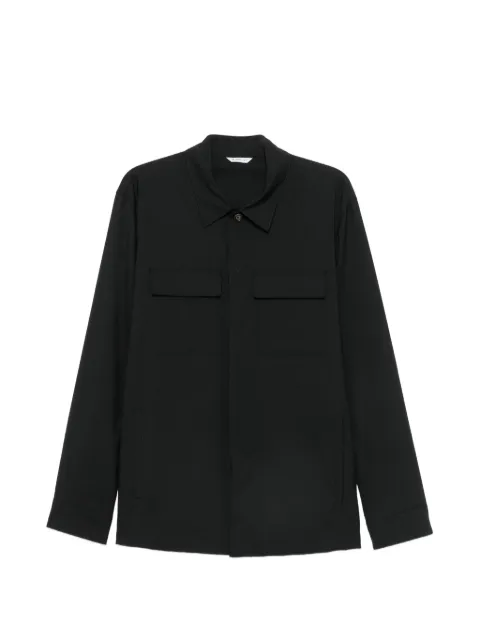 Manuel Ritz flap-pocket long-sleeve shirt
