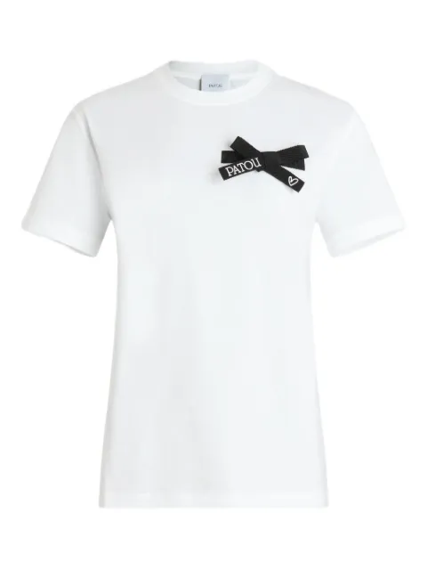Patou bow-embellished T-shirt
