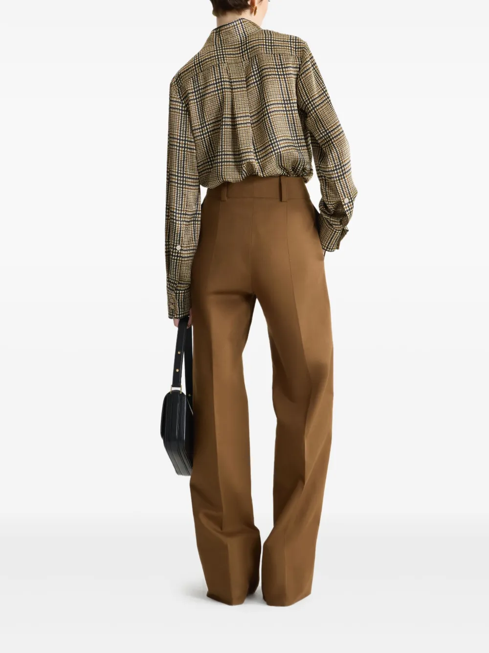 Patou Flared broek Bruin