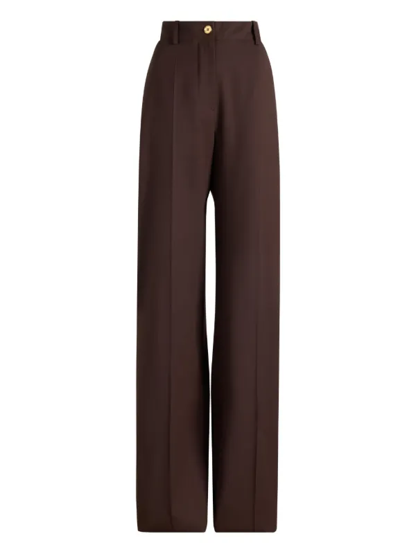 パンツ Patou Tailored Brown Trousers With High Waist 30301009_60540154_600.jpg