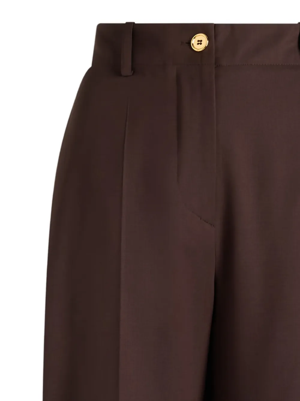 Patou High waist broeken - Bruin