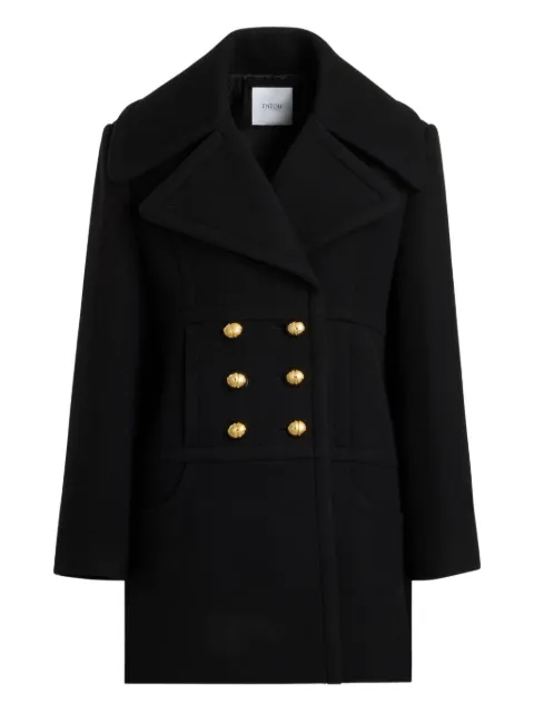 Patou double-breasted coat
