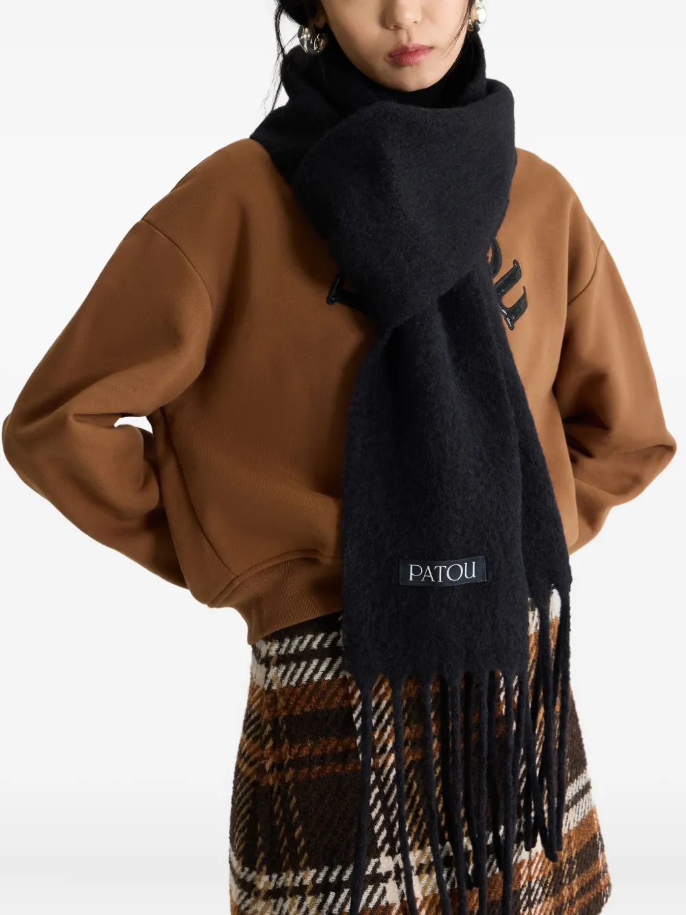 Patou fringed scarf | Men | Image 2