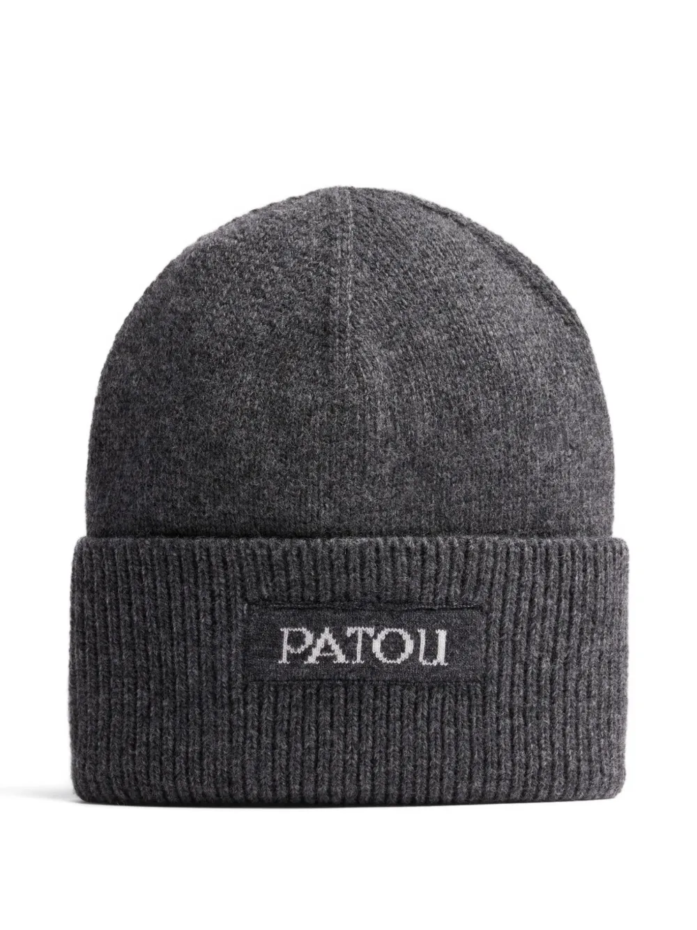 logo-patch beanie hat