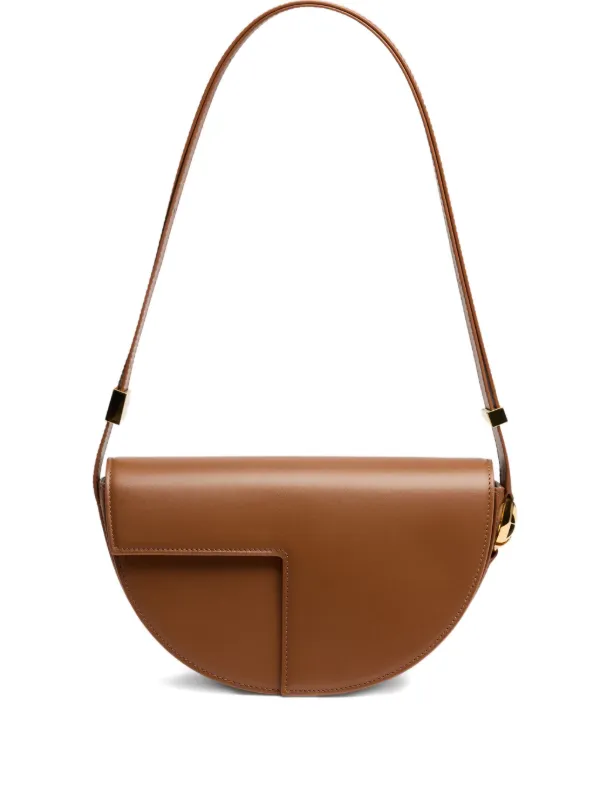 PATOU ショルダーバッグ　ハーフムーン Patou Le Patou ハーフムーン レザーショルダーバッグ