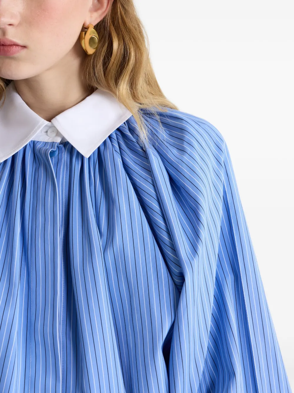 Patou Bubble blouse Blauw