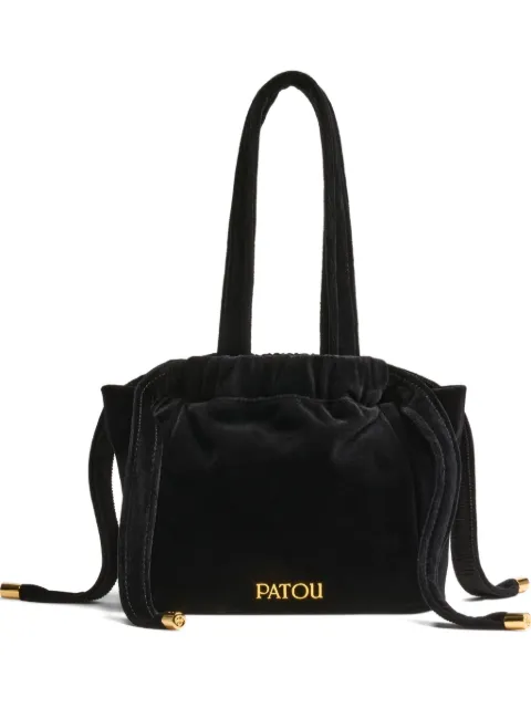 Patou Evening velvet drawstring bag