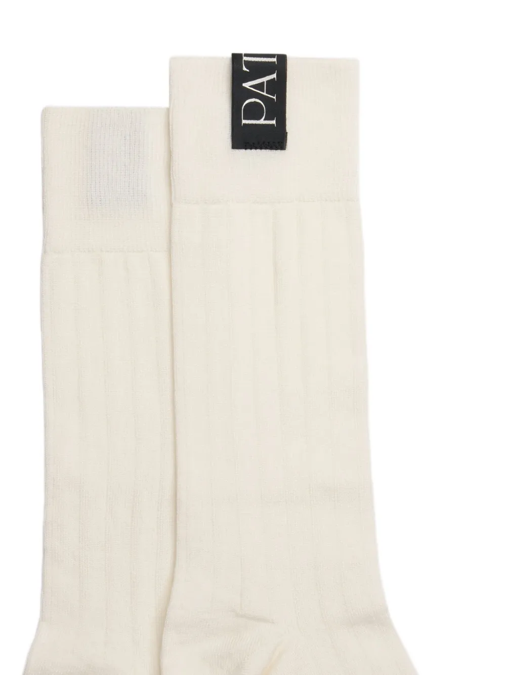 Patou ribbed logo socks | Image 2
