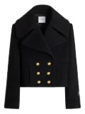 Patou double-breasted jacket - Black