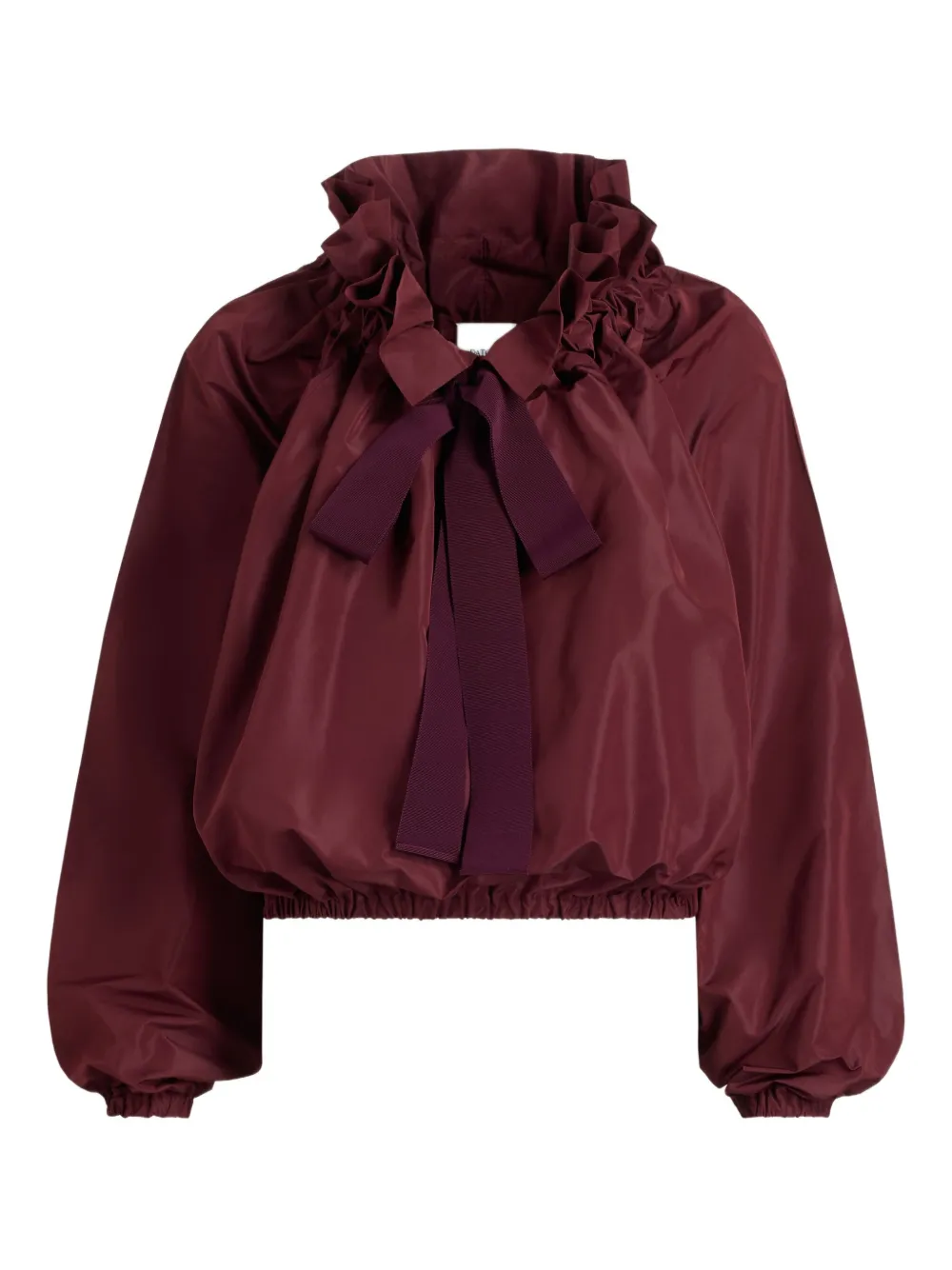 Patou Shirt met pofmouwen Rood