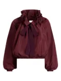 Patou puff-sleeve blouse - Red