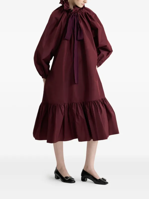 【関税&送料込】Patou Ruffle Hem Dress Patou | Ruffle hem dress in recycled faille