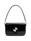 Patou Le Classic Lock leather shoulder bag - Black