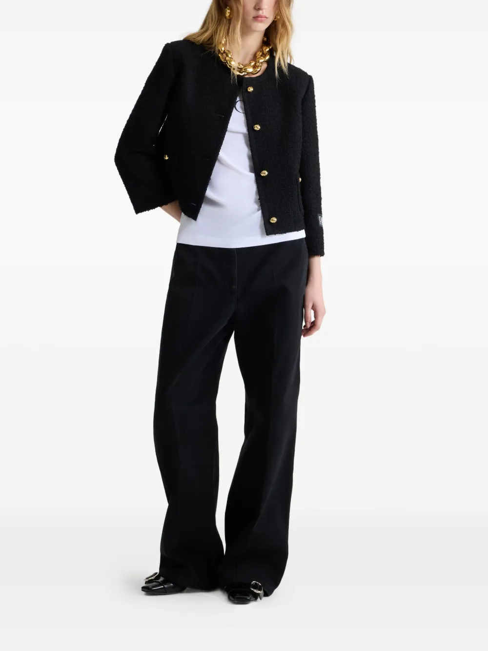 Patou collarless tweed jacket | Tweed Jackets | Image 2