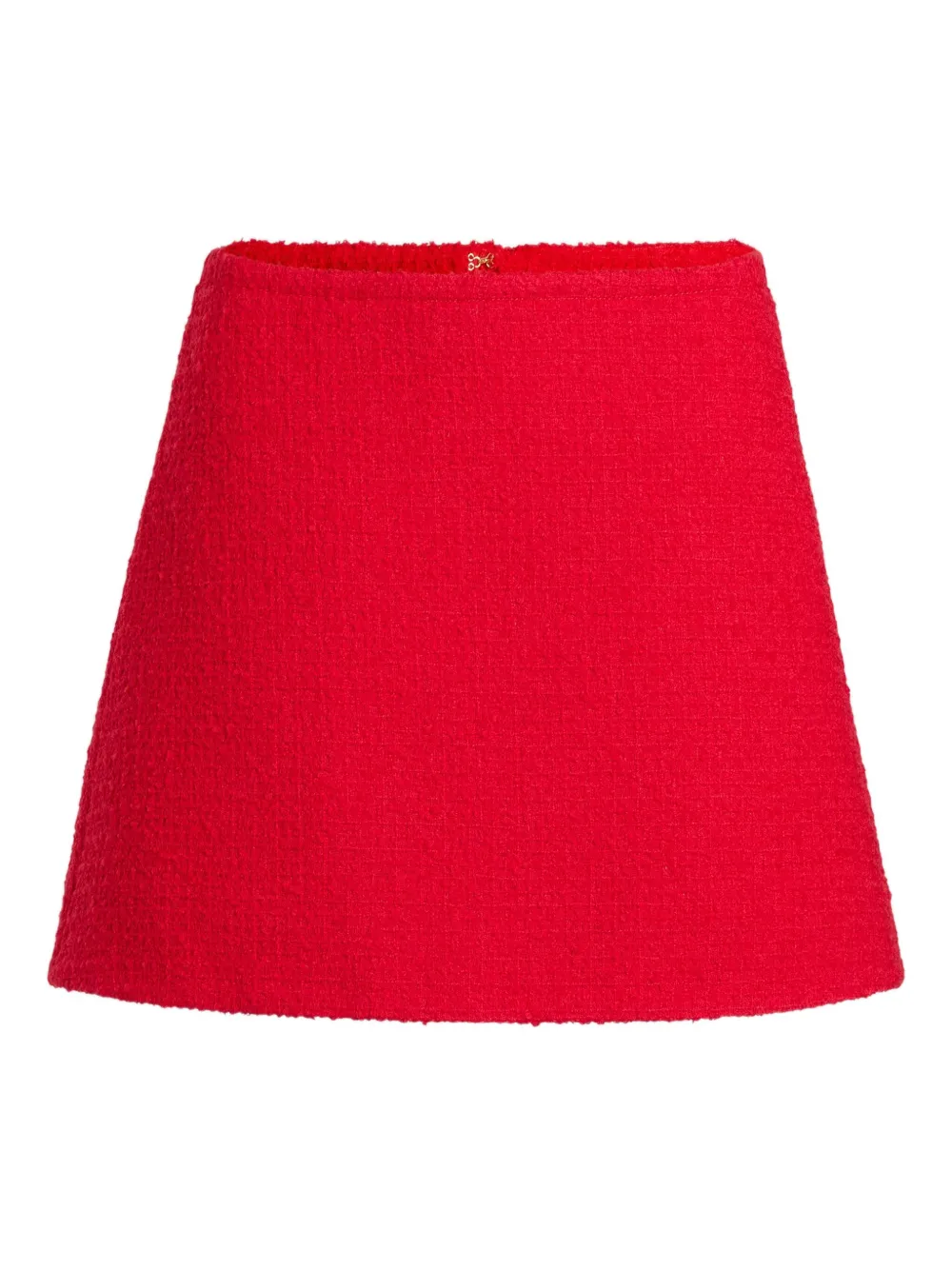 Patou tweed A-line mini skirt | Red | Image 1
