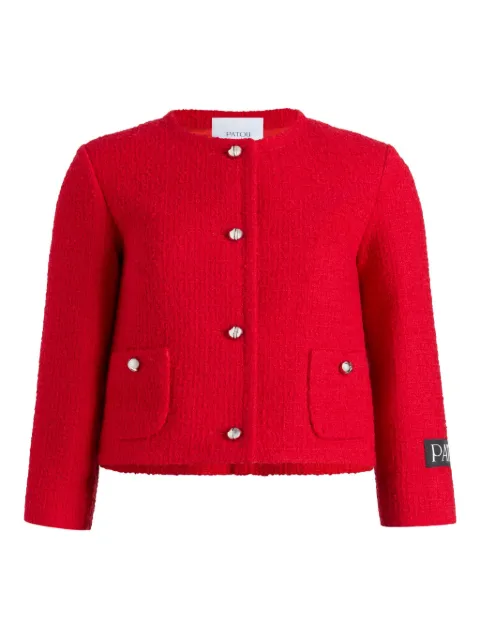 Patou patch-pocket tweed jacket