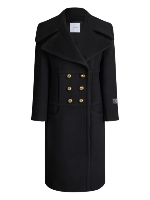 Patou double-breasted coat