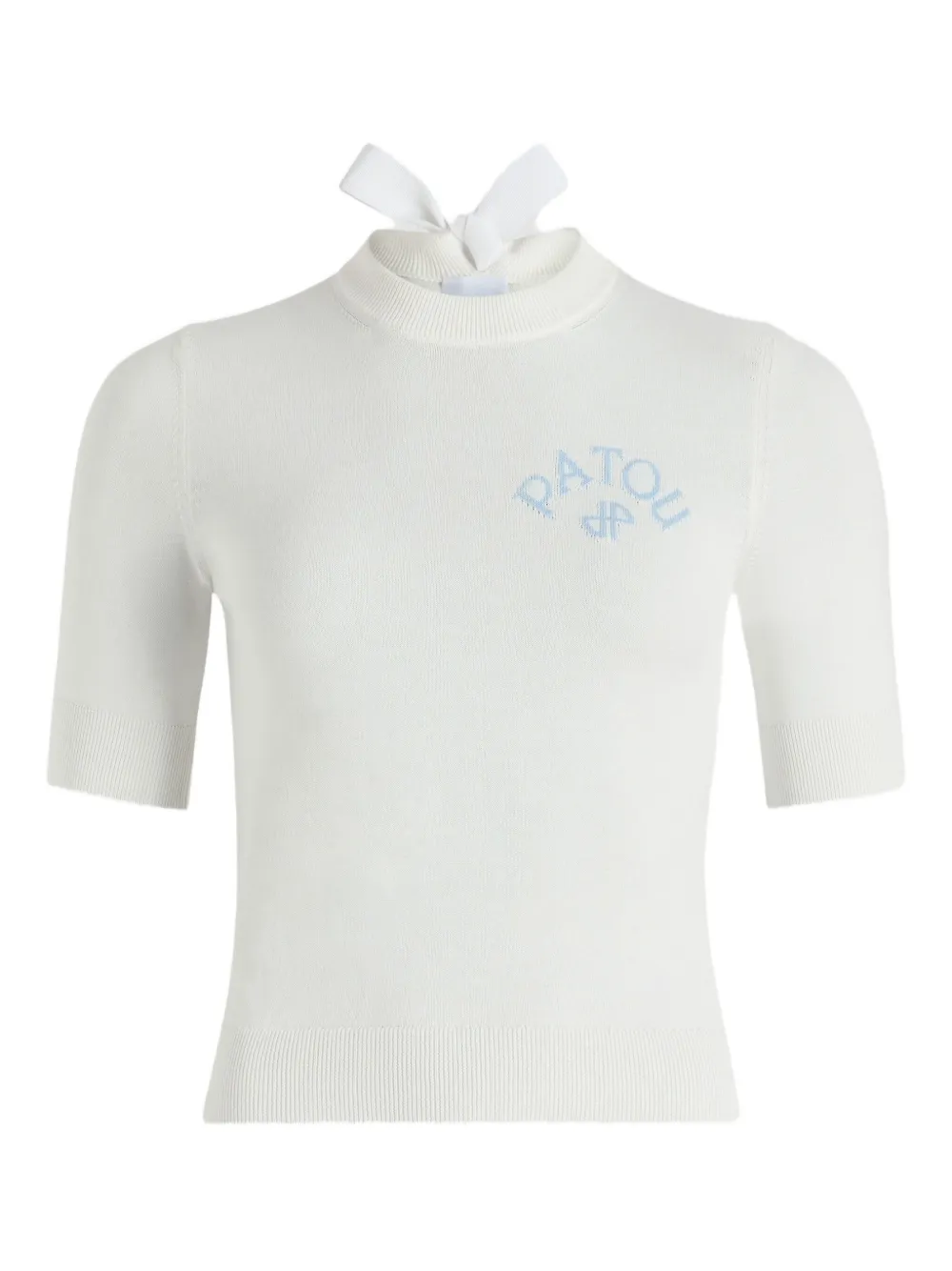 Patou bow-detail sweater | White | Image 1