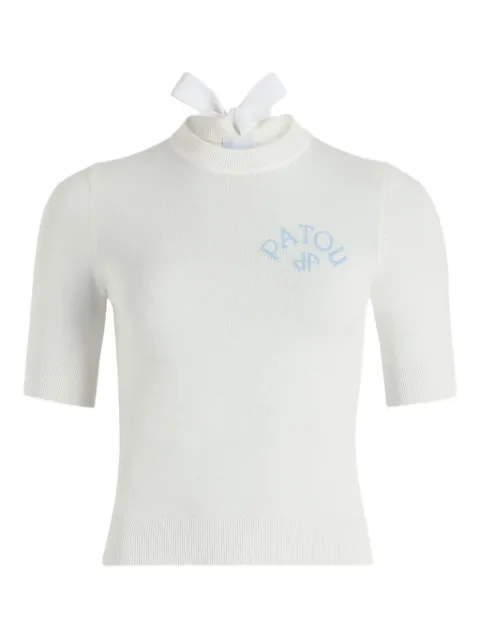 Patou bow-detail sweater