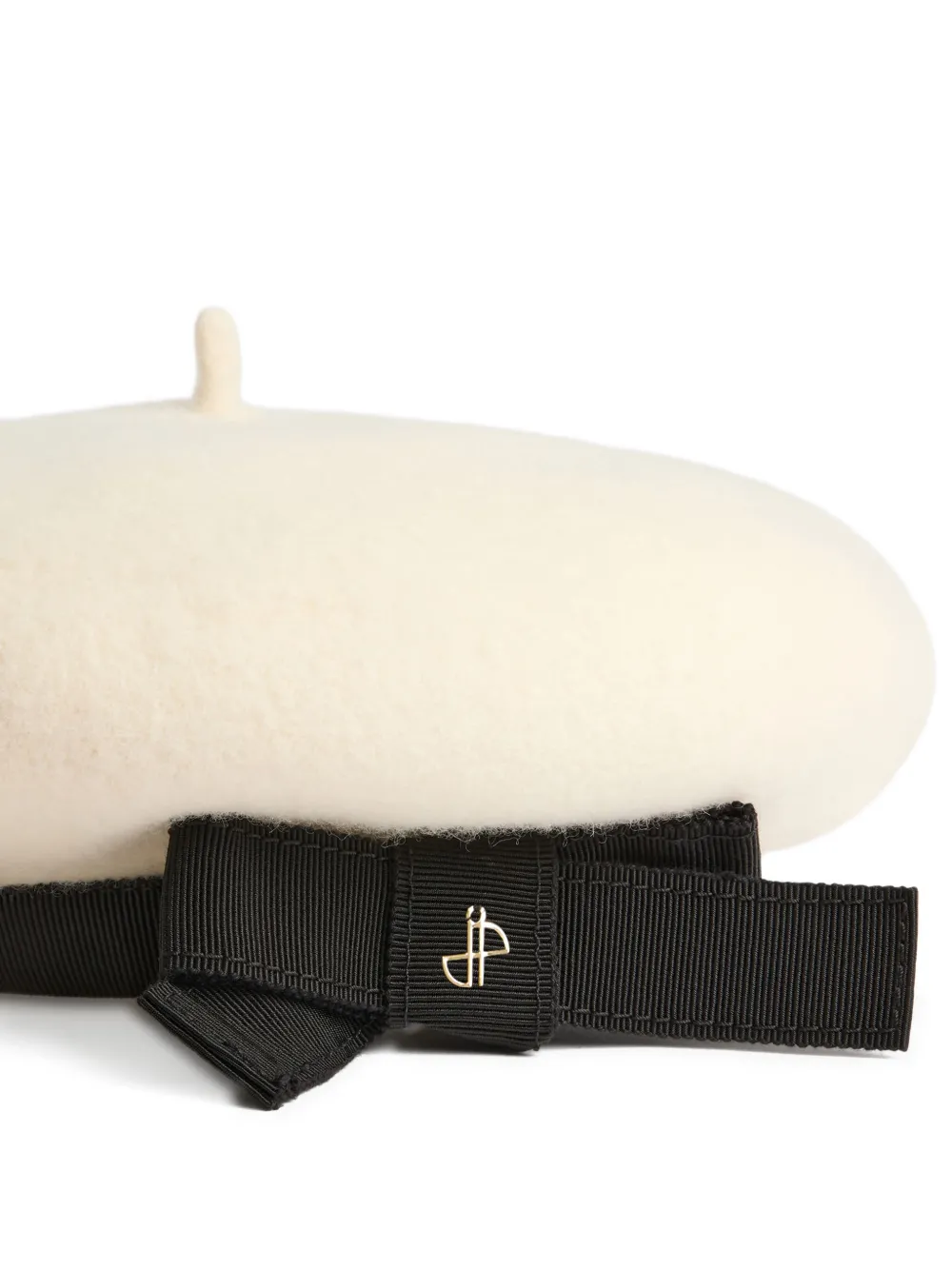 Patou grosgrain-bow wool beret | Image 2