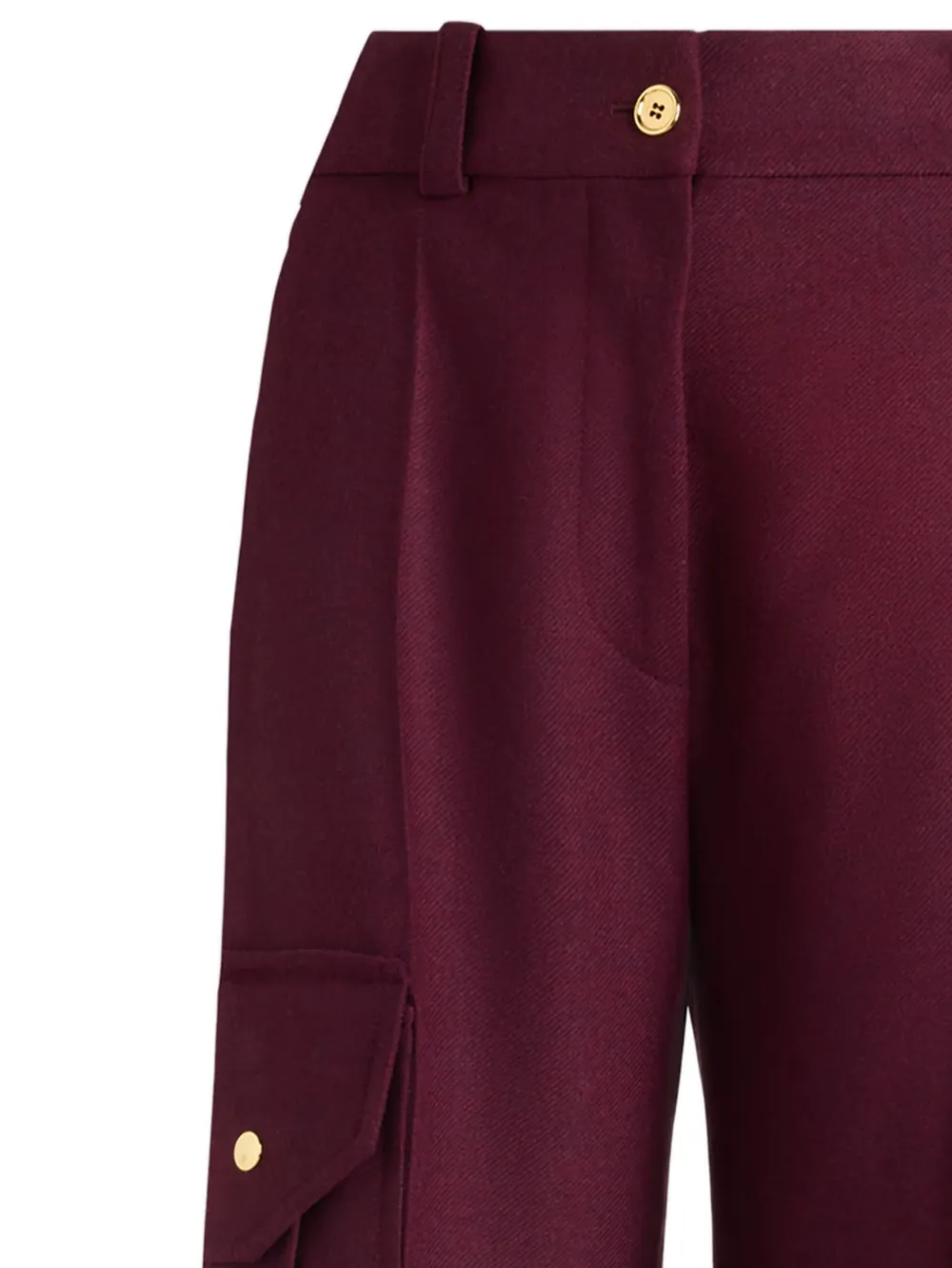 Patou Broek met cargo zak - Rood