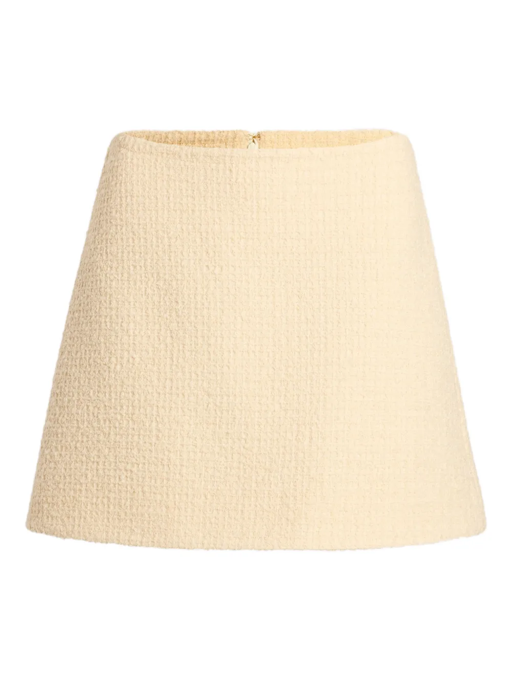 Patou tweed A-line mini skirt | Yellow | Image 1