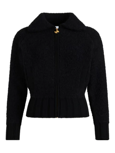 Patou bouclé zip-front jacket