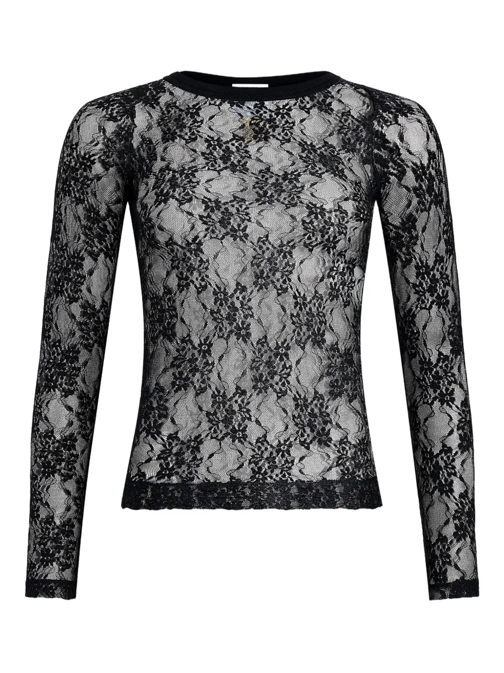 Patou レースフローラル トップ - ブラック Patou レースフローラル トップ - ブラック