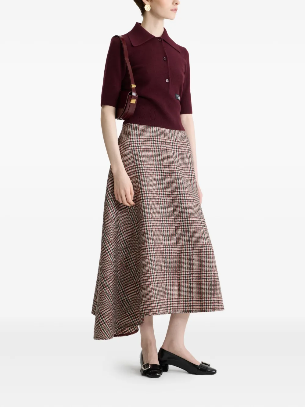 Patou Polotop met logopatch - Rood