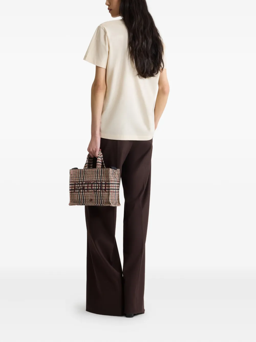 Patou T-shirt met logoprint Beige