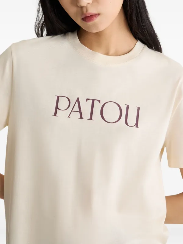 Patou logo-print t-shirt | Neutrals | FARFETCH BH