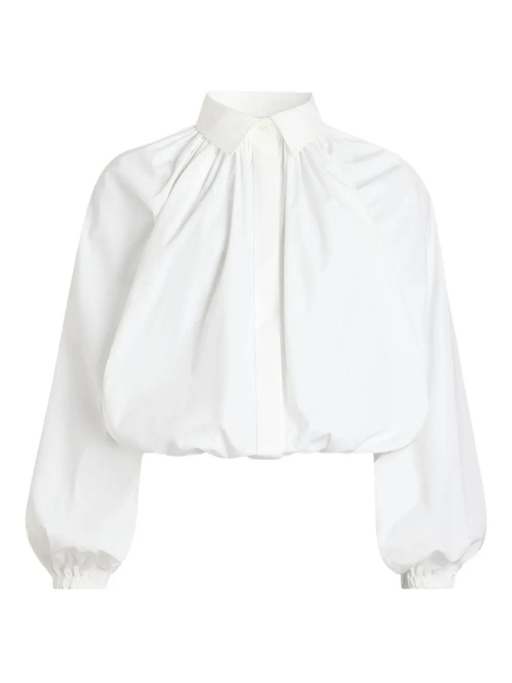 Patou poplin blouse Wit