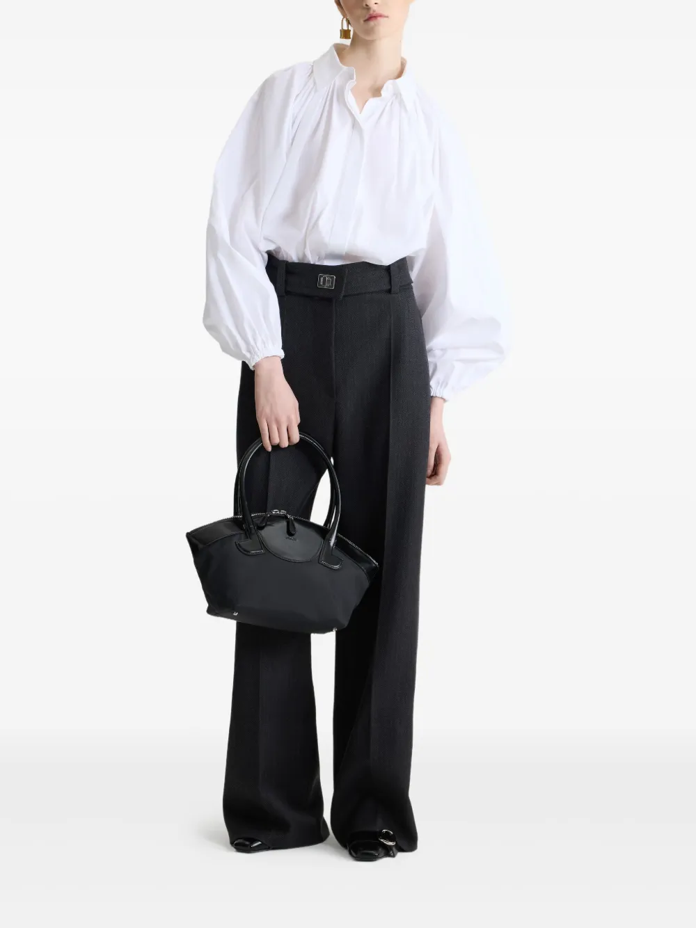 Patou poplin blouse Wit