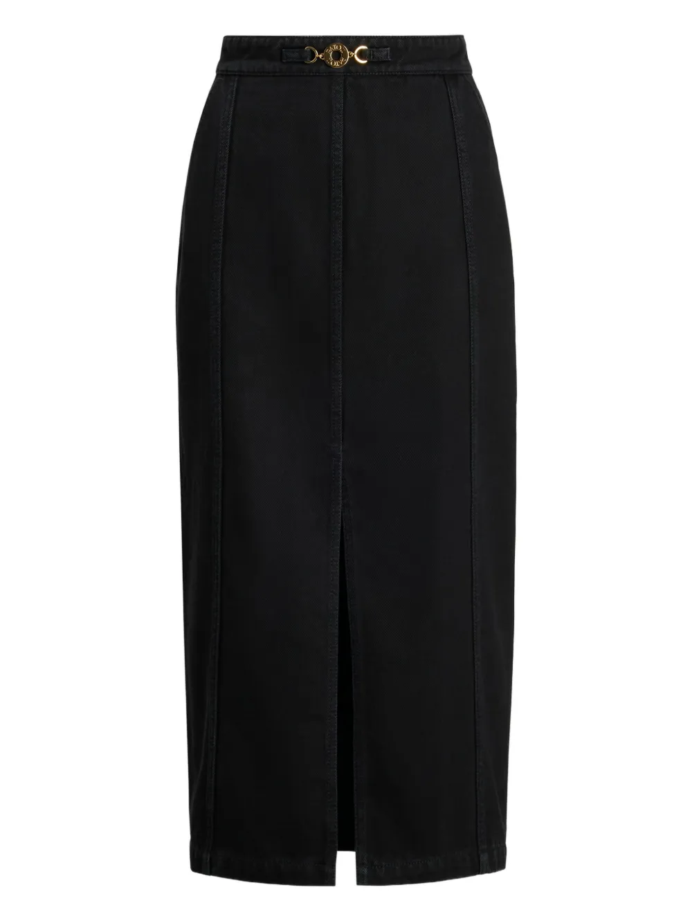 Patou front slit skirt | Black | Image 1