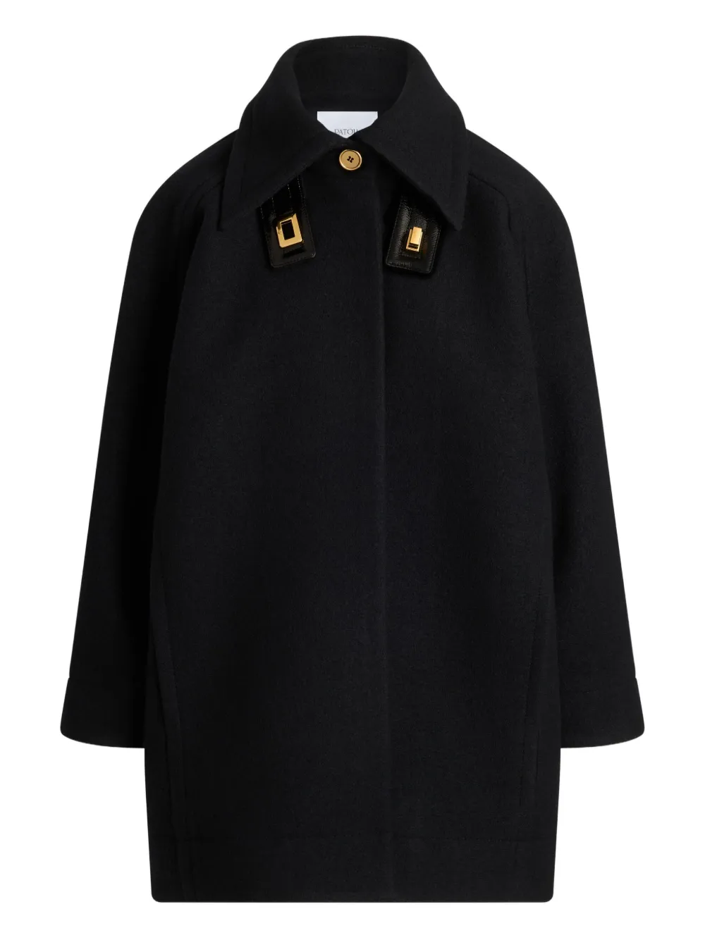 Patou wool coat | Black | Image 1