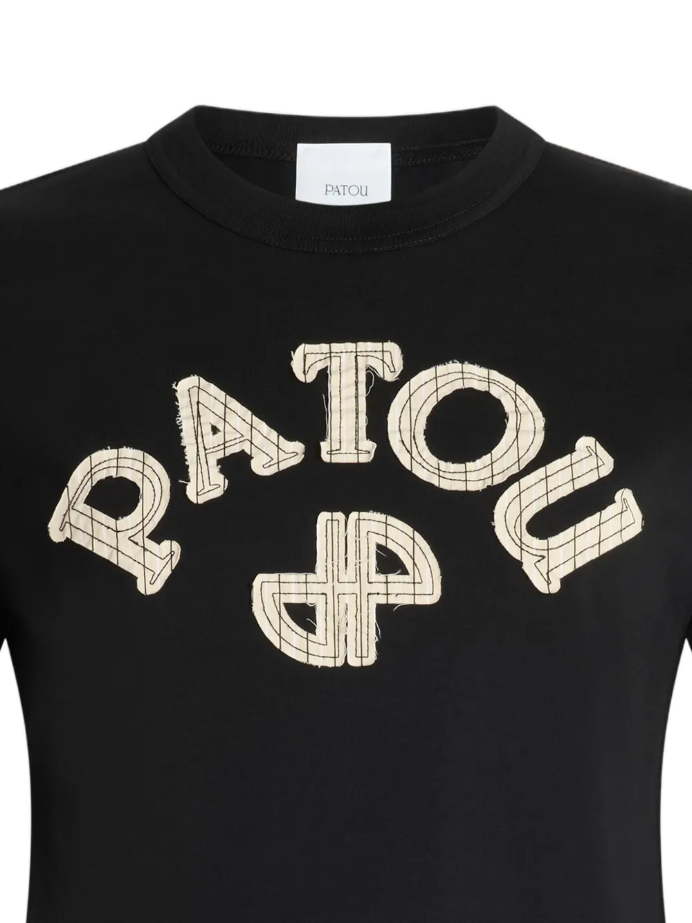Patou Logo T-shirt In Black
