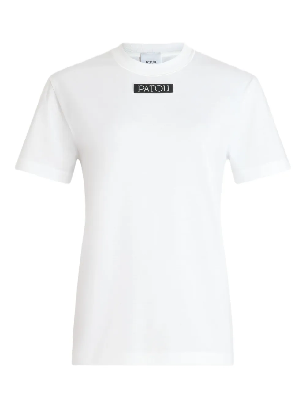 Patou T-shirt met logo-applicatie Wit