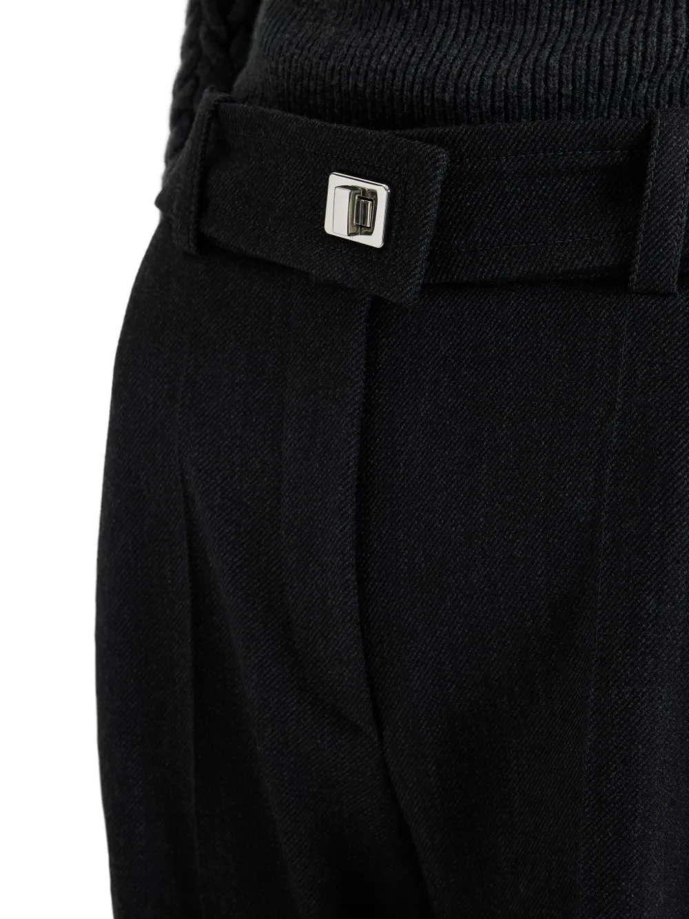 Patou Wollen broek Zwart