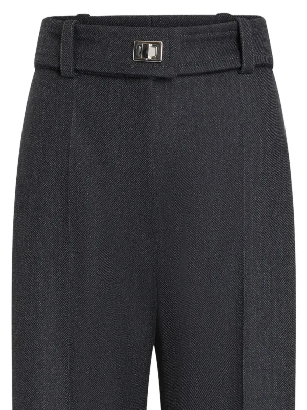 【美品】PATOU ウールプリーツショートパンツ Patou バージンウール パンツ | グレー | FARFETCH JP