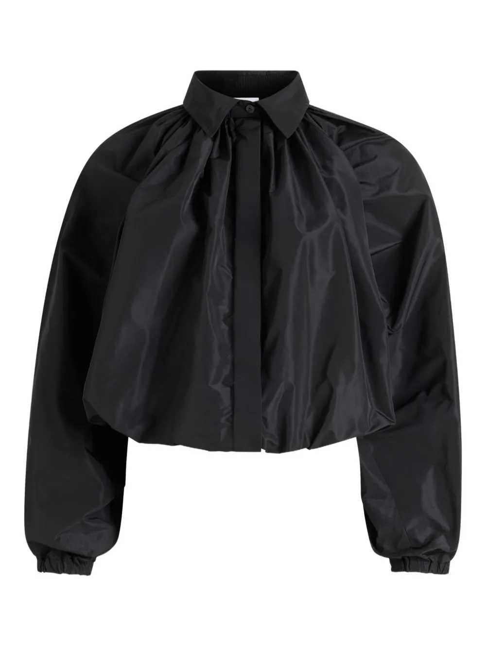 Patou Blouse met pofmouwen Zwart