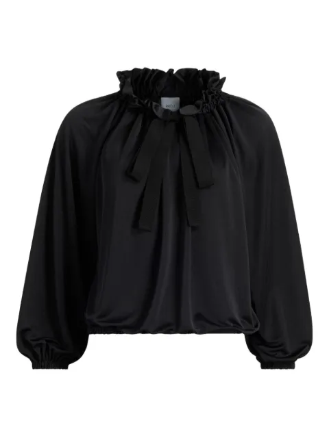 Patou ruffled drawstring top
