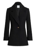 Patou single-breasted tweed jacket - Black
